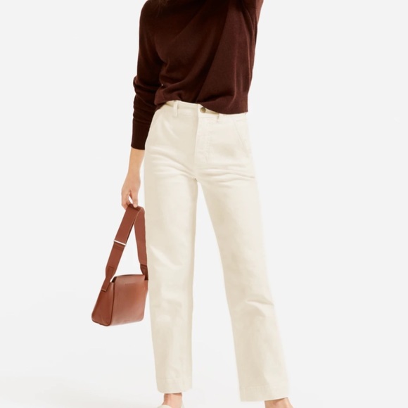 Everlane Pants - Everlane The Straight Leg pant in sandstone